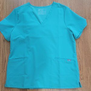 Surgical green Figs scrub top